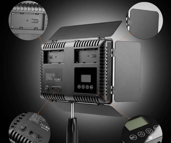 spash-tl-600s-led-video-light-600-leds-3200k-5500k-dimmable-photographic-lighting-studio-led-light
